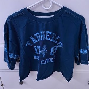 Cropped Tar Heels Tee